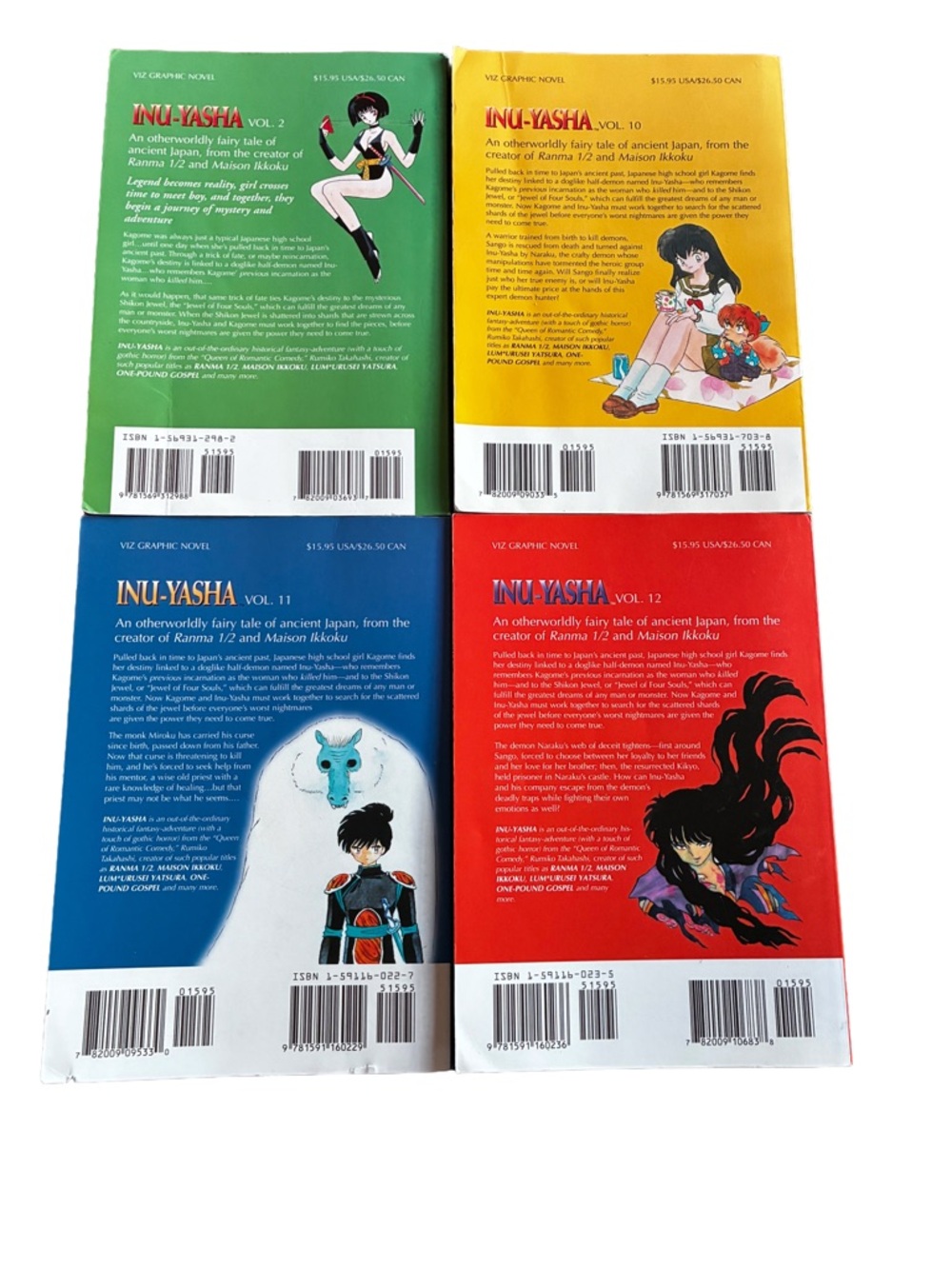 Inuyasha Manga Bundle Vol 2, 10–12 Early VIZ Editions - Picture 7 of 12